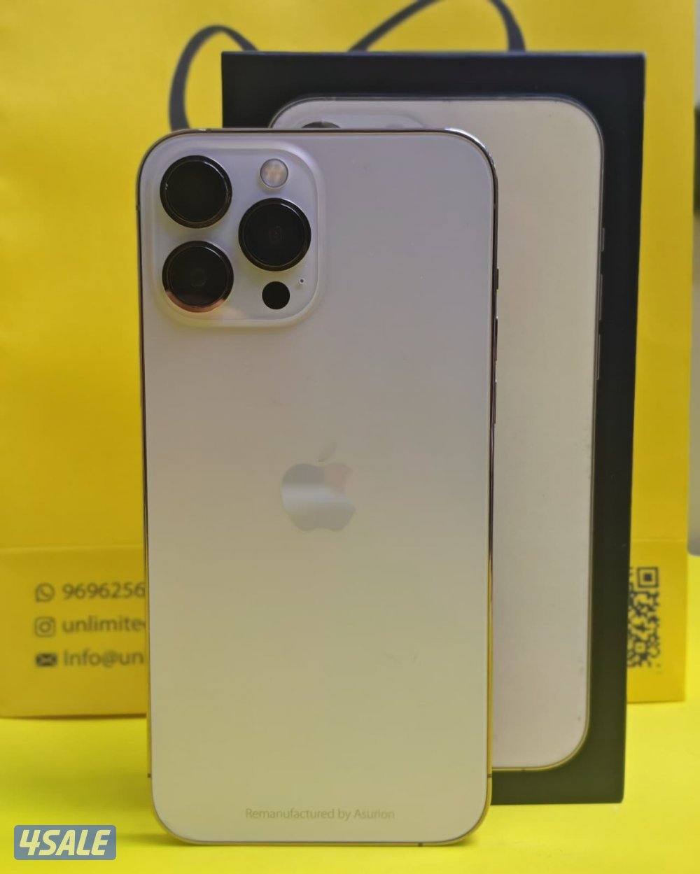 ايفون 13 برو ماكس – 128 جيجا – ذهبي بطارية 79% مستعمل كالجديد6