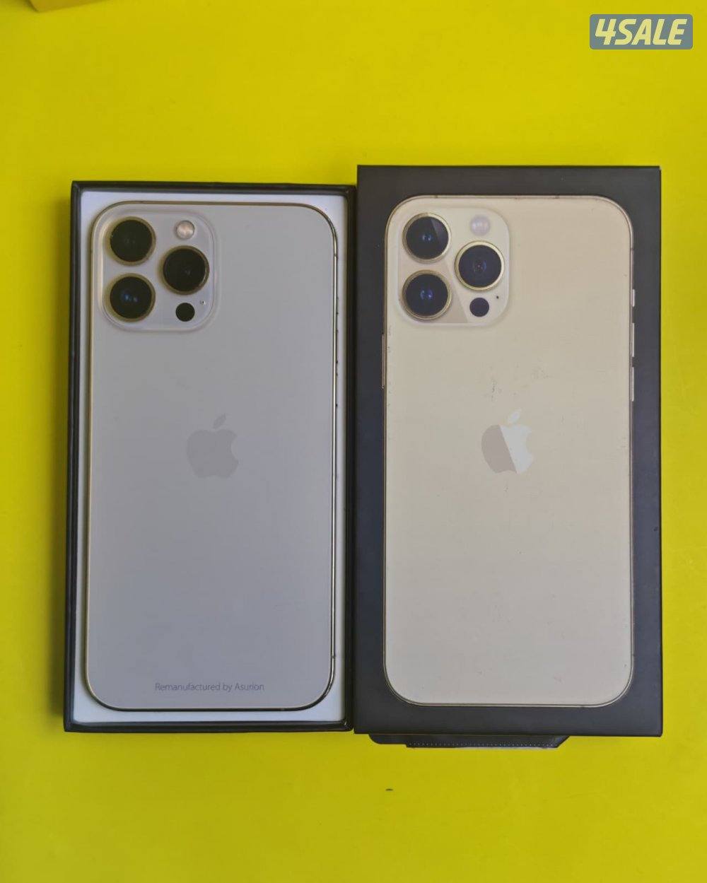 ايفون 13 برو ماكس – 128 جيجا – ذهبي بطارية 79% مستعمل كالجديد7