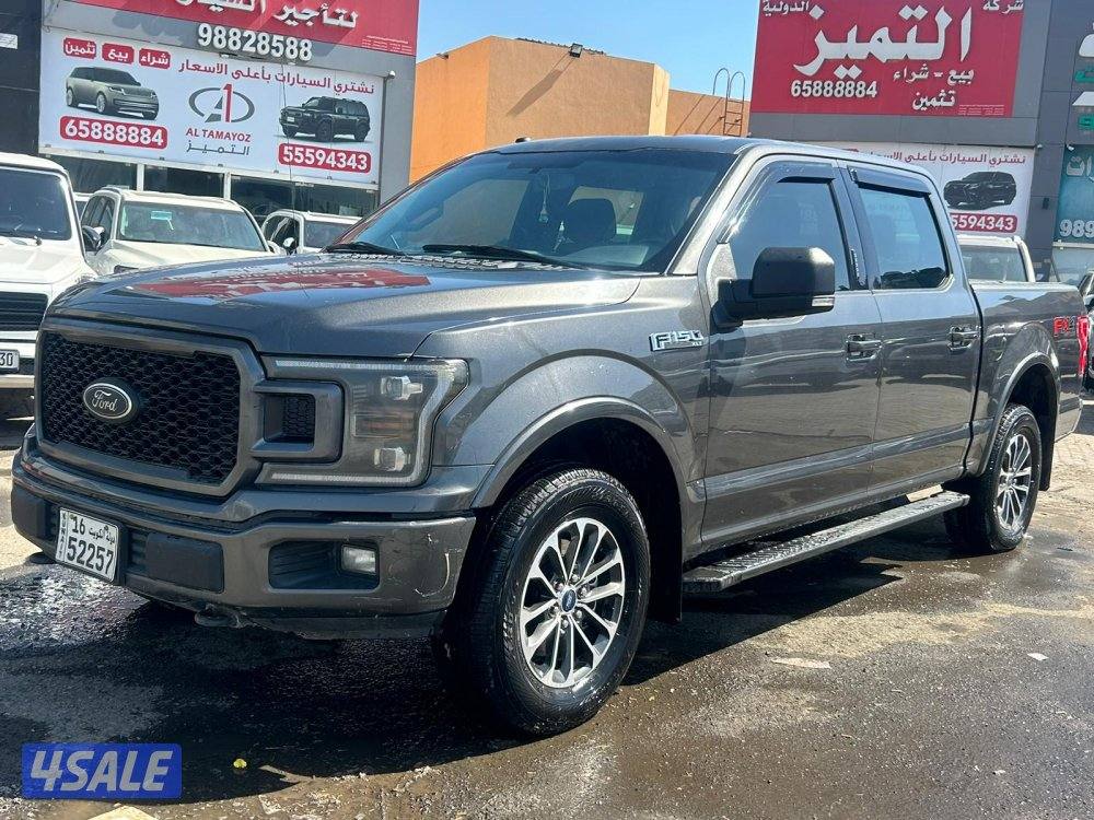 فورد XLT-F150 موديل 2018 ماشى 250.000 k.m  وارد الغانم.صبغ وكالة0