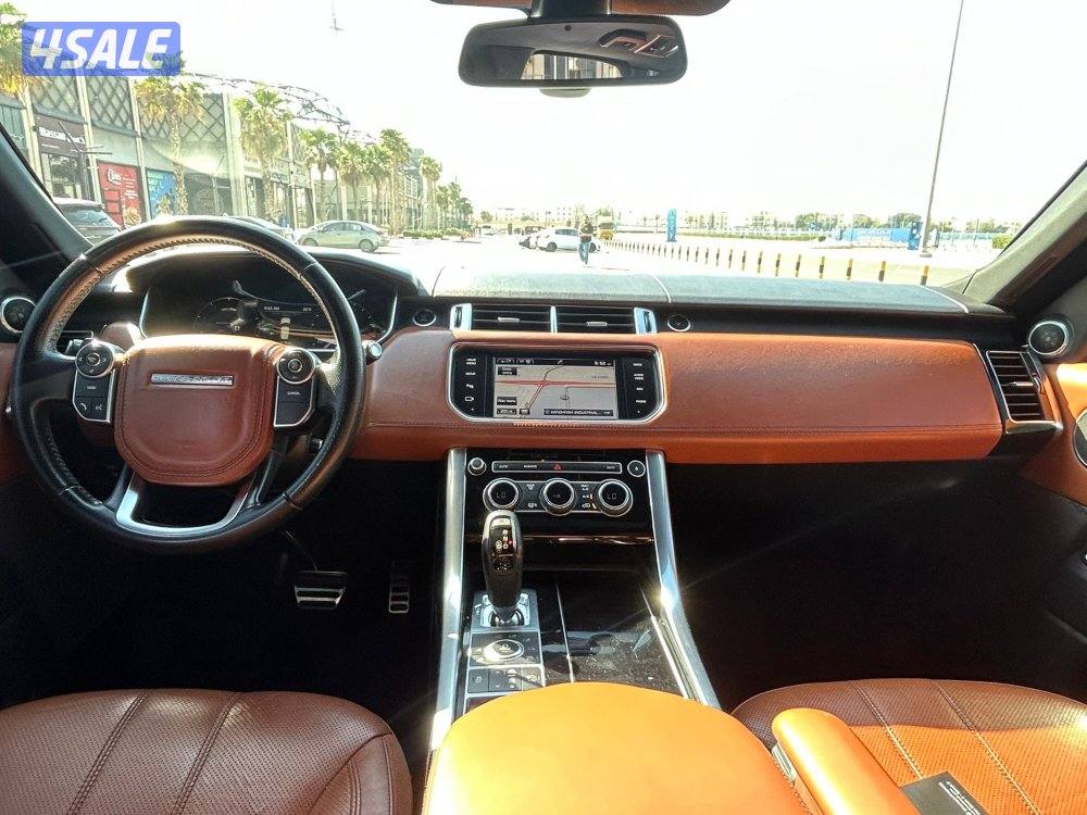 رنج سبورت super charge موديل 2014 ماشي 225 شرط الفحص12