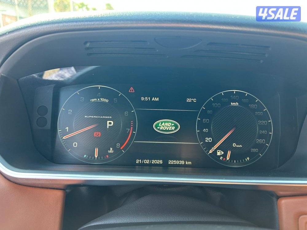 رنج سبورت super charge موديل 2014 ماشي 225 شرط الفحص15