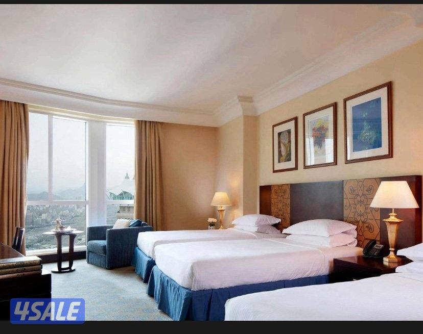 للإيجار جناح أميري في بولمان زمزم مكة مساحة الجناح ٧٠م المدة اسبوع3