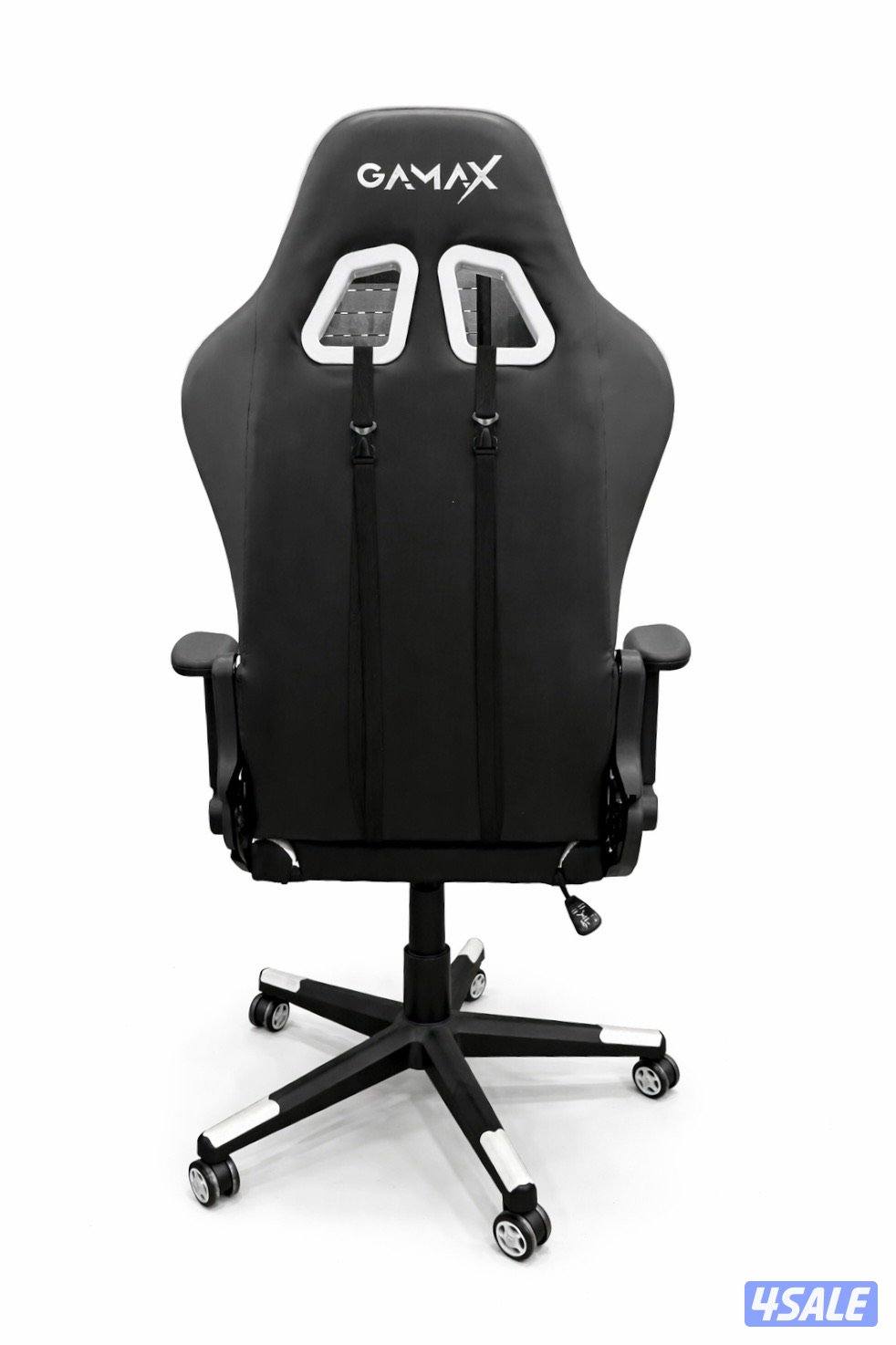 GAMAX Gaming Chair - black & white - كرسي قيمنق للبيع1