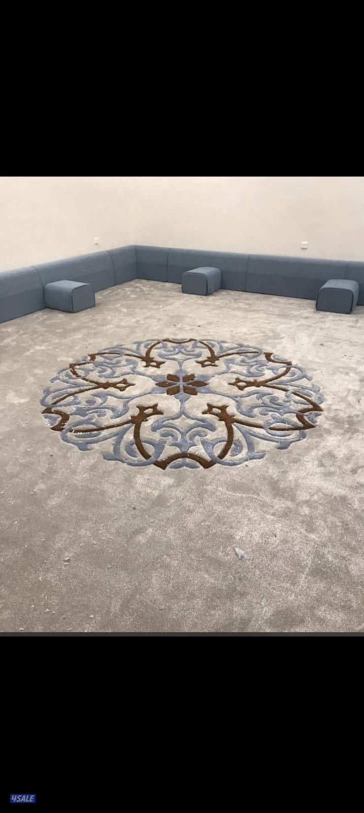 يوجد لدينا جميع انواع السجاد مشجر ساده فندقي تفصيل مساند حفر يدوي جديد11