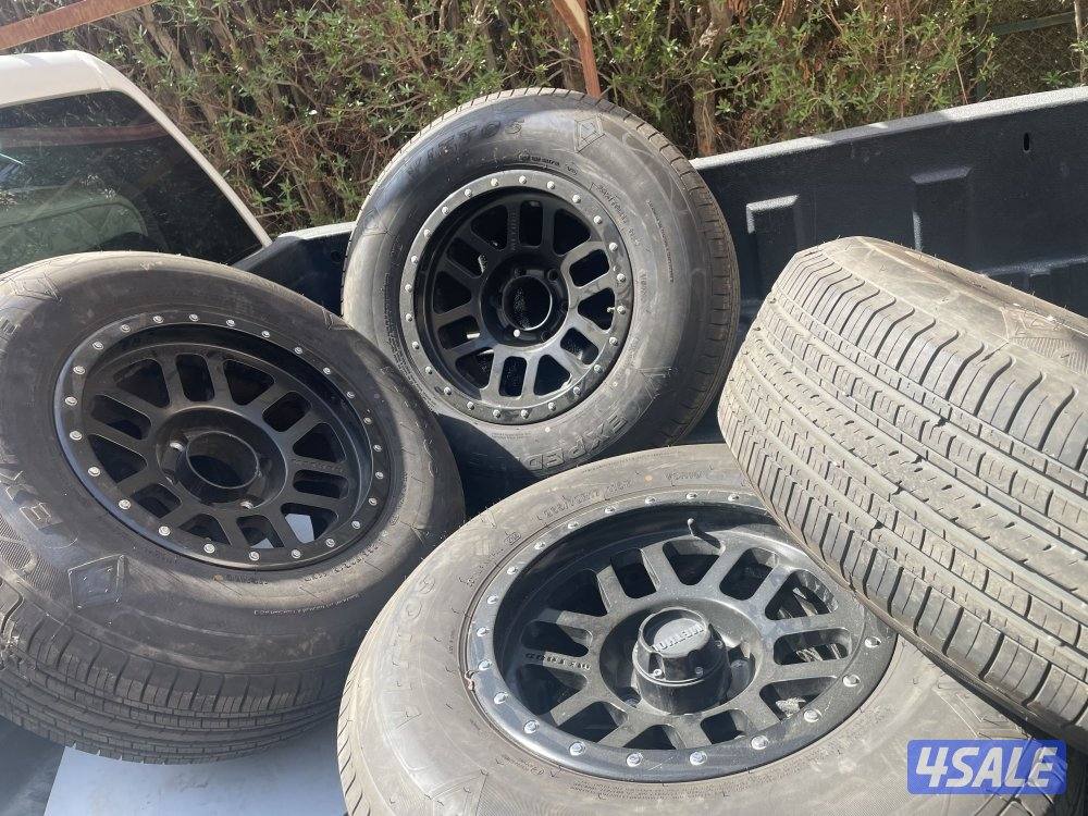 للبيع تواير جديده استعمال بسيط مع رنقات ميثود 6 براغي1