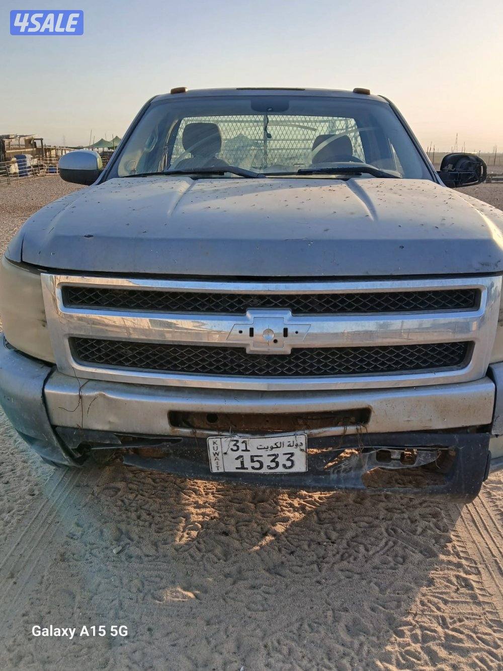 للبيع وانيت سلفرادو موديل 2007 سيارة عزبة على السوم البيع سكراب0