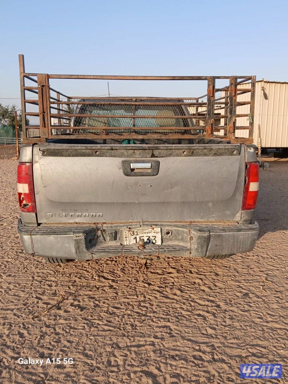 للبيع وانيت سلفرادو موديل 2007 سيارة عزبة على السوم البيع سكراب2