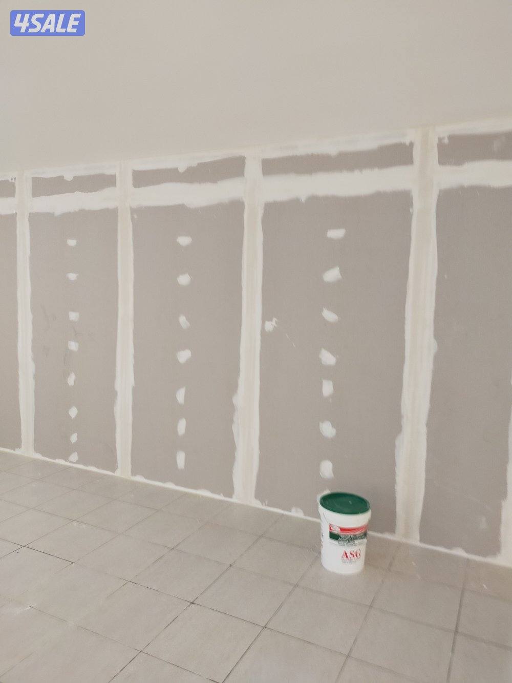 اصباغ وتركيب ورق جدران وتركيب باركيه خشب7