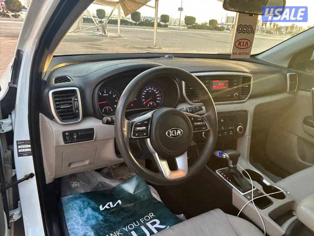 كيا سبورتاج 2021 / شرط الفحص بالكامل / صبغ الوكالة / عداد 91 الف7