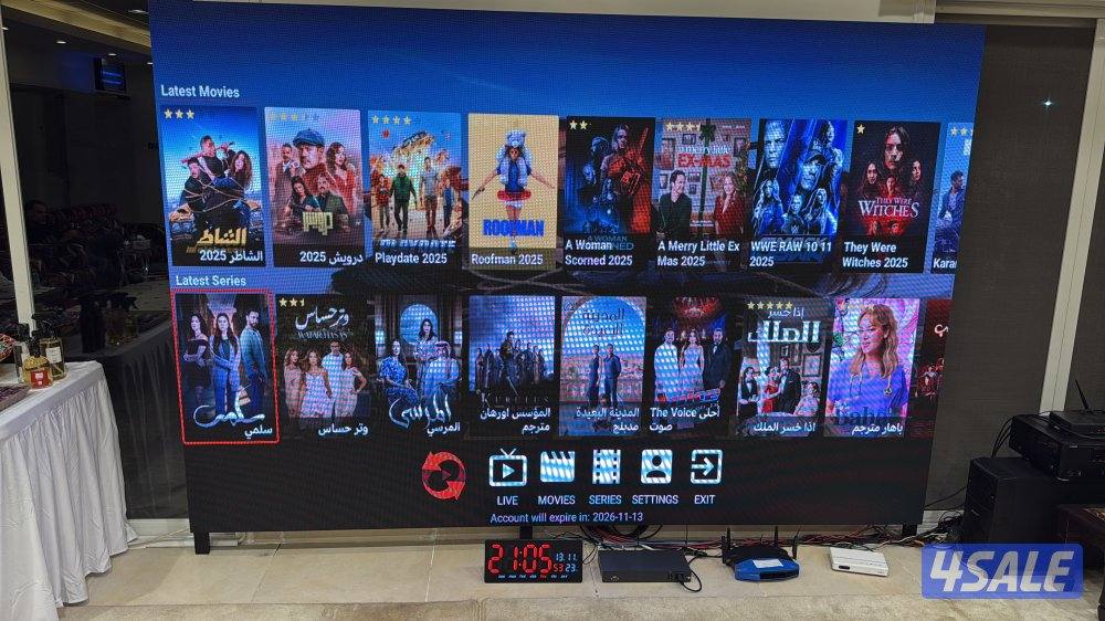 🛑24 ساعة⏰تلفزيونات واستاندات وبرامج موزع معتمد10