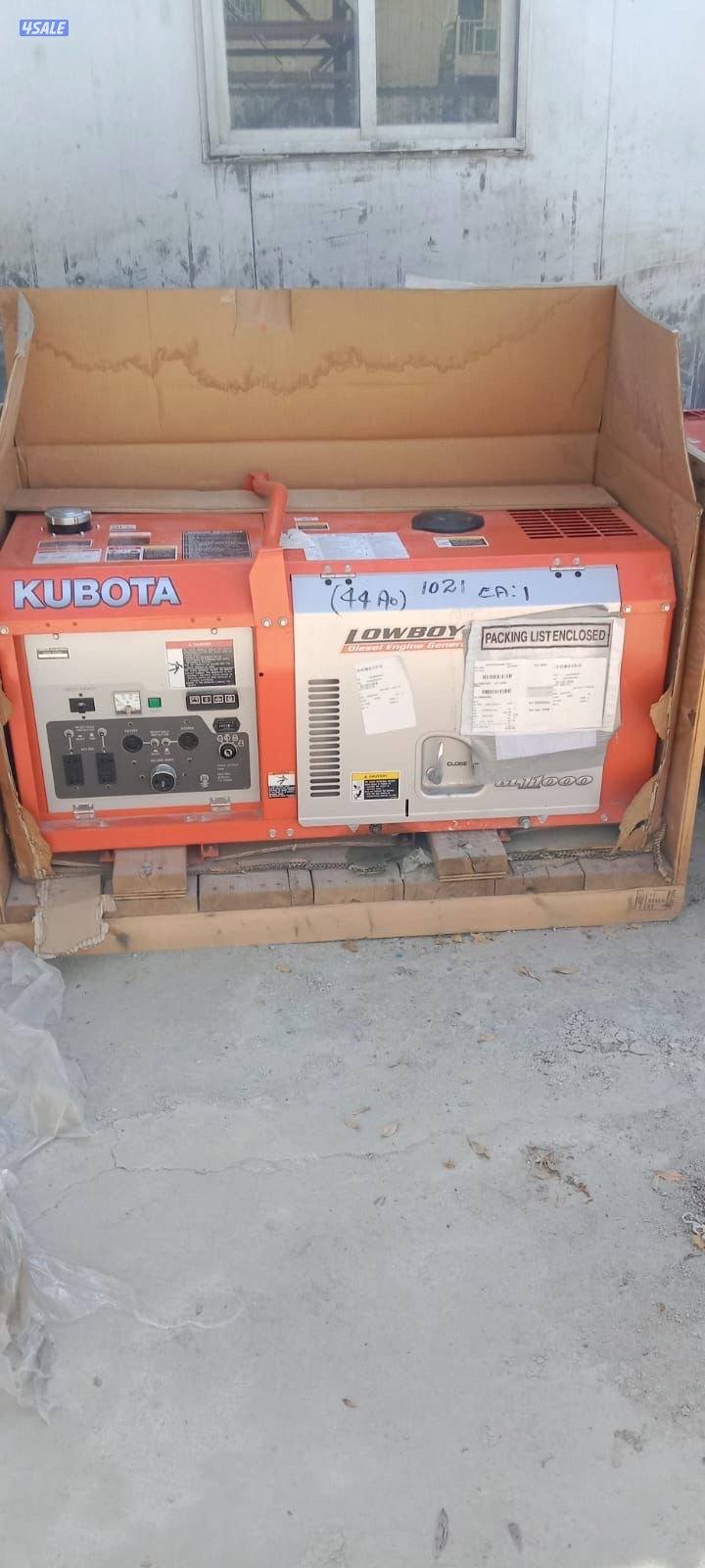 للبيع جنريترات ديزل كابوتا يابانيه سايلنت حجم 11000/ 60000