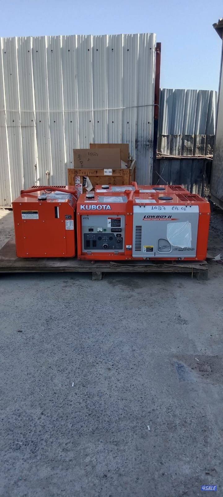 للبيع جنريترات ديزل كابوتا يابانيه سايلنت حجم 11000/ 60001