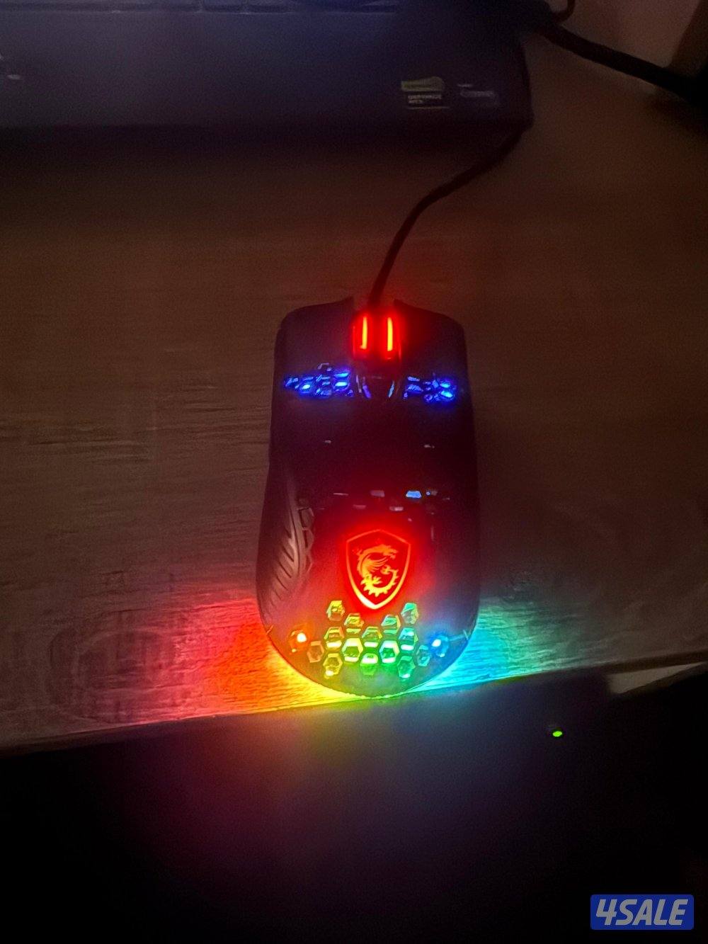 ماوس MSI Gaming RGB أصلي بحالة ممتازة للبيع0