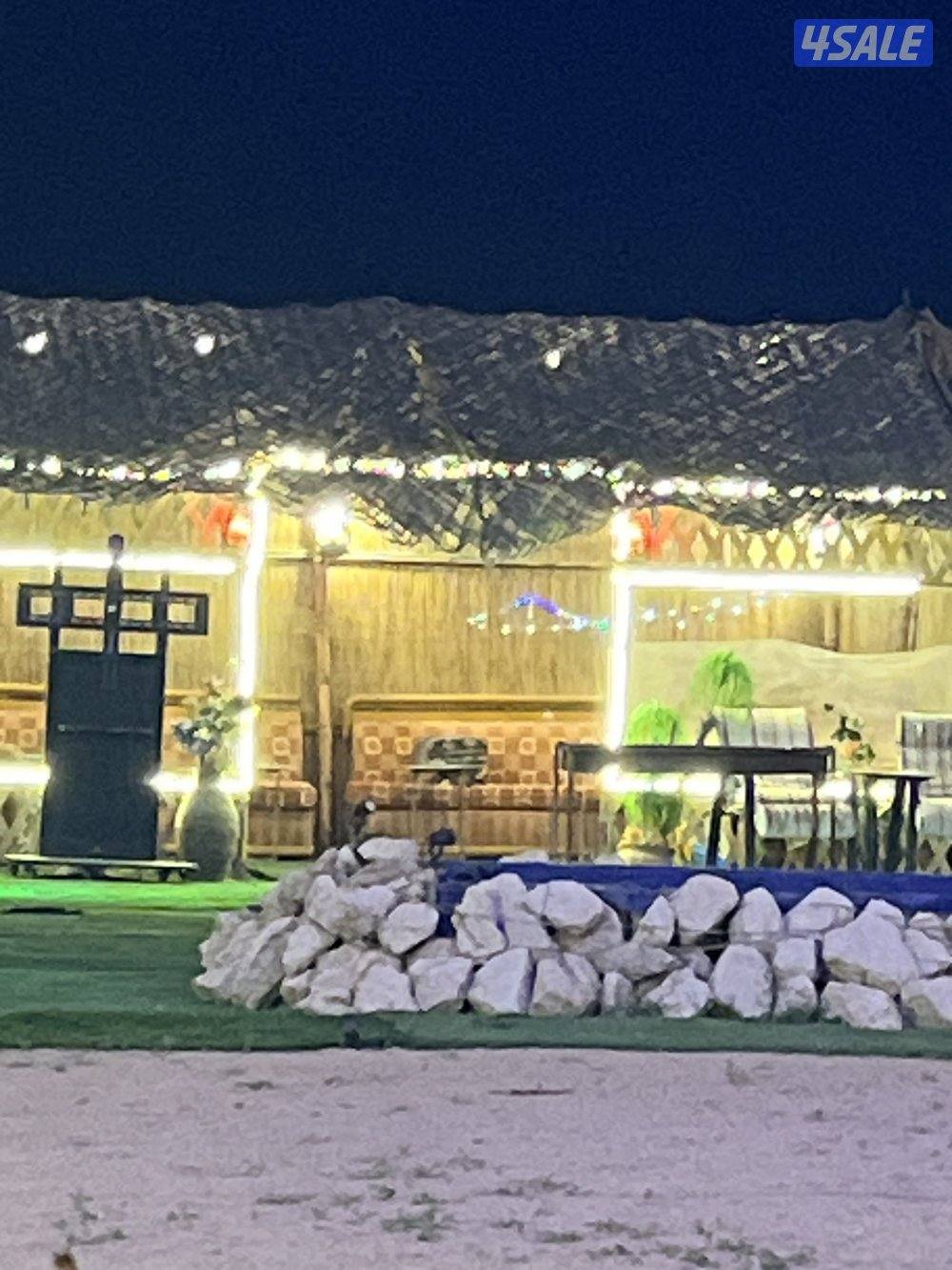 للبيع مخيم كامل ومنصوب بالمطلاع0