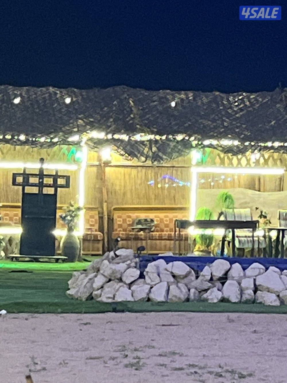 للبيع مخيم كامل ومنصوب بالمطلاع1