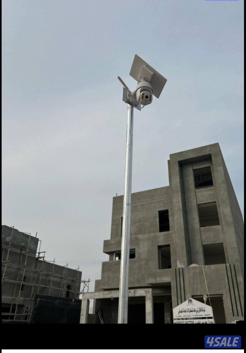 كاميرا طاقه شمسيه متحركه بجميع الاتجاهات صوت وصوره سبيكر مايك3