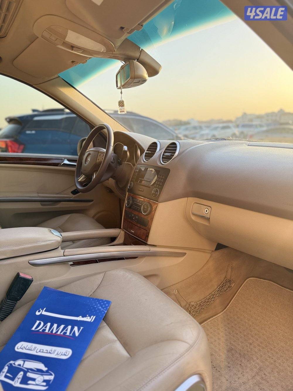 مرسيدسML350 بحاله وكاله شرط الفحص قير مكينه شاصي بدي ٣ قطع تجميلي8