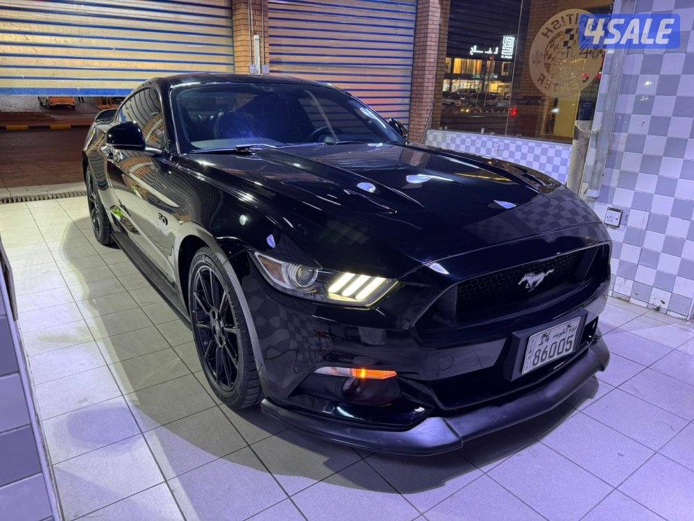 فورد موستنق 5.0 الغانم 2016 بحاله فوق الممتاز شرط الفحص بلكامل للبيع1