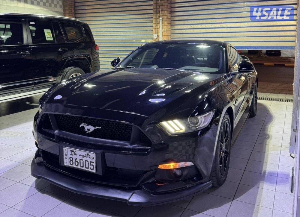 فورد موستنق 5.0 الغانم 2016 بحاله فوق الممتاز شرط الفحص بلكامل للبيع2