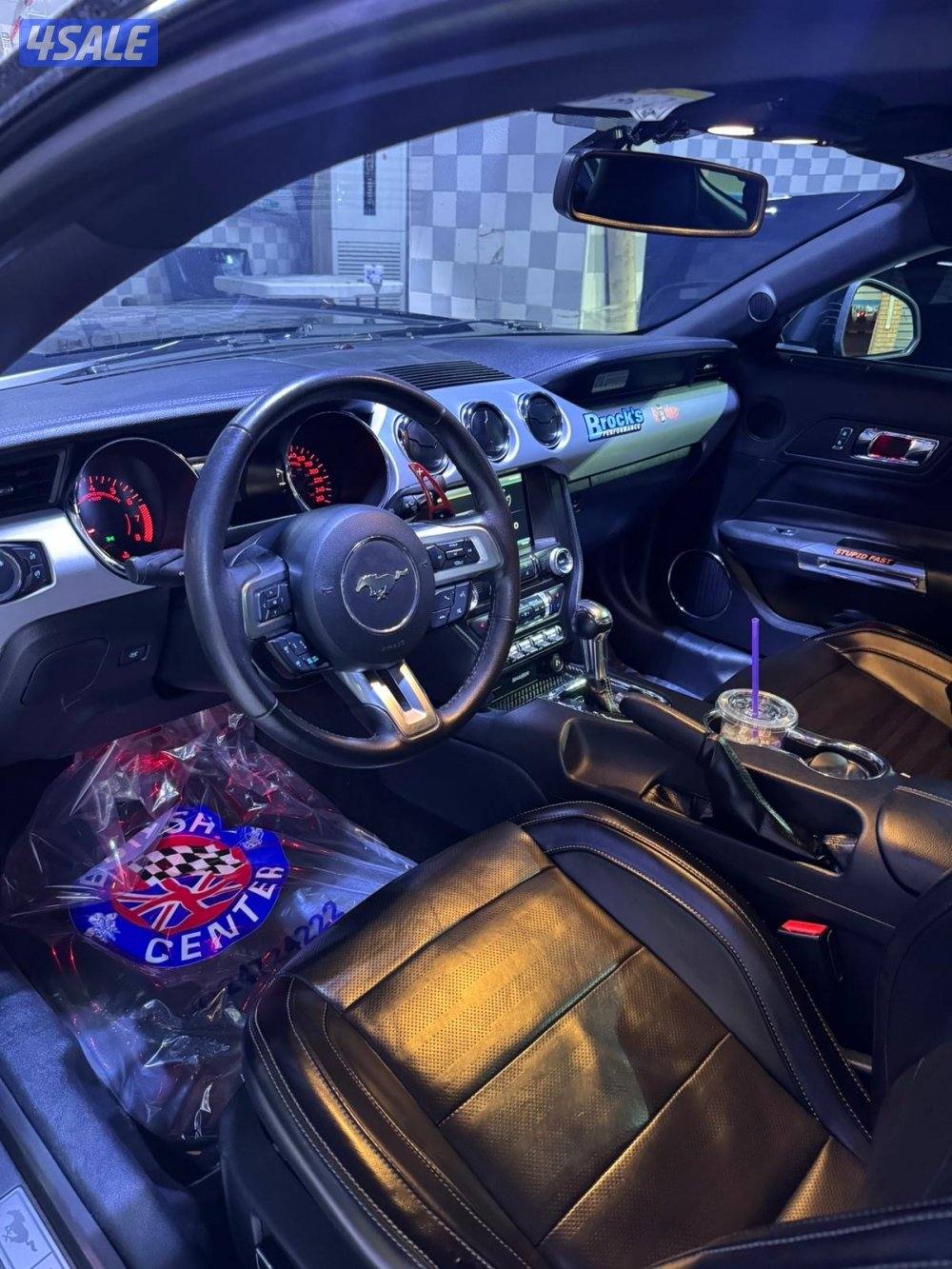 فورد موستنق 5.0 الغانم 2016 بحاله فوق الممتاز شرط الفحص بلكامل للبيع8