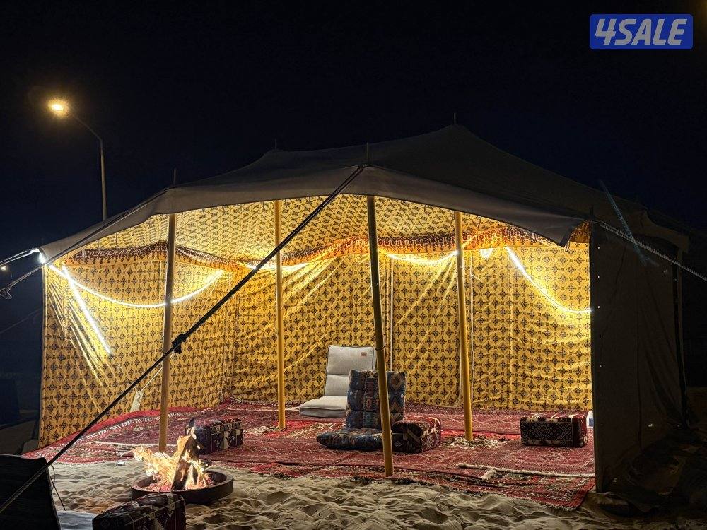 خيمه صباحيه شراع 3. في 5 اصفر مشجر2