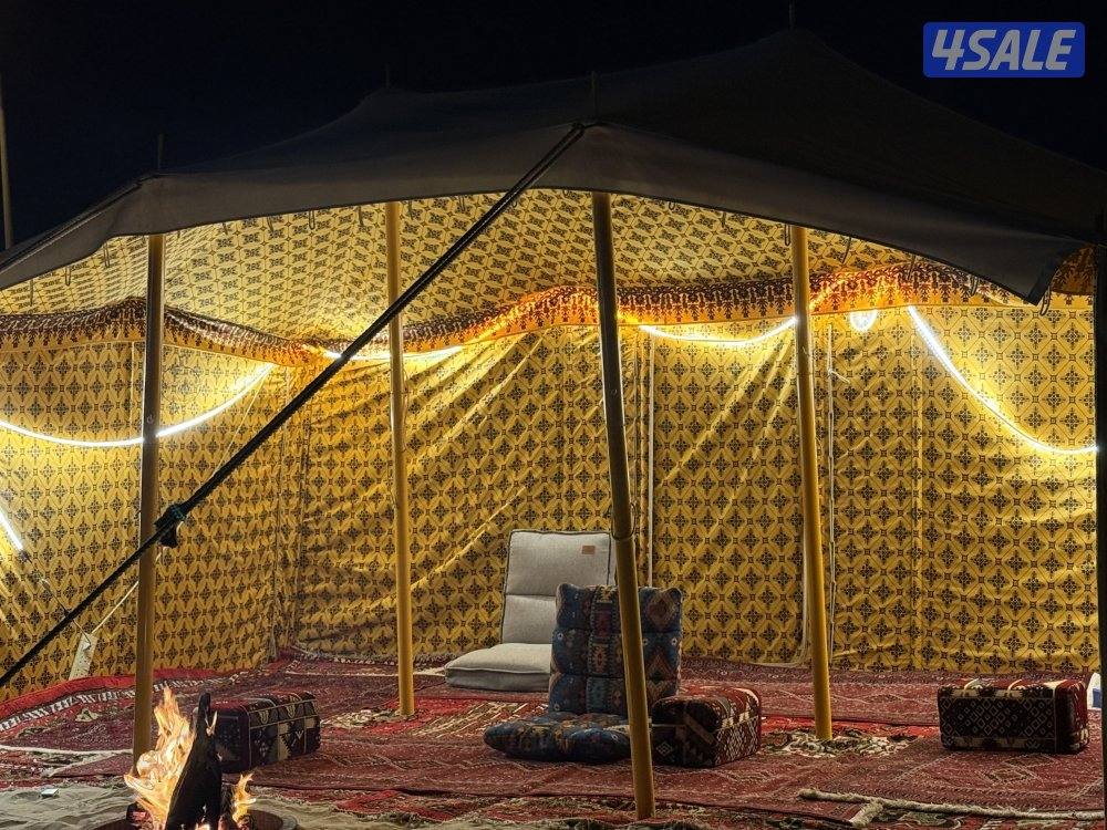 خيمه صباحيه شراع 3. في 5 اصفر مشجر3