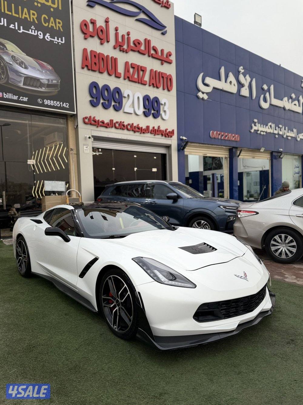 كورفت C7 مديل 2014بحاله وكاله شرط الفحص ماشي تماتيك ماشي 1700