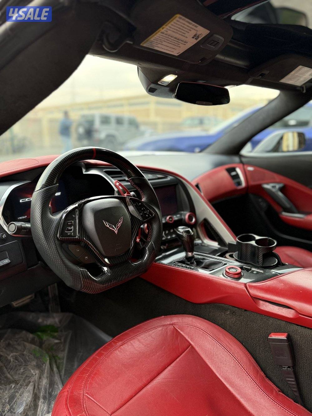 كورفت C7 مديل 2014بحاله وكاله شرط الفحص ماشي تماتيك ماشي 1707