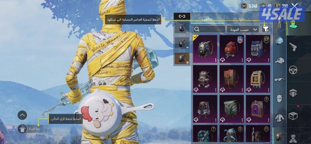 حساب ببجي للبيع2