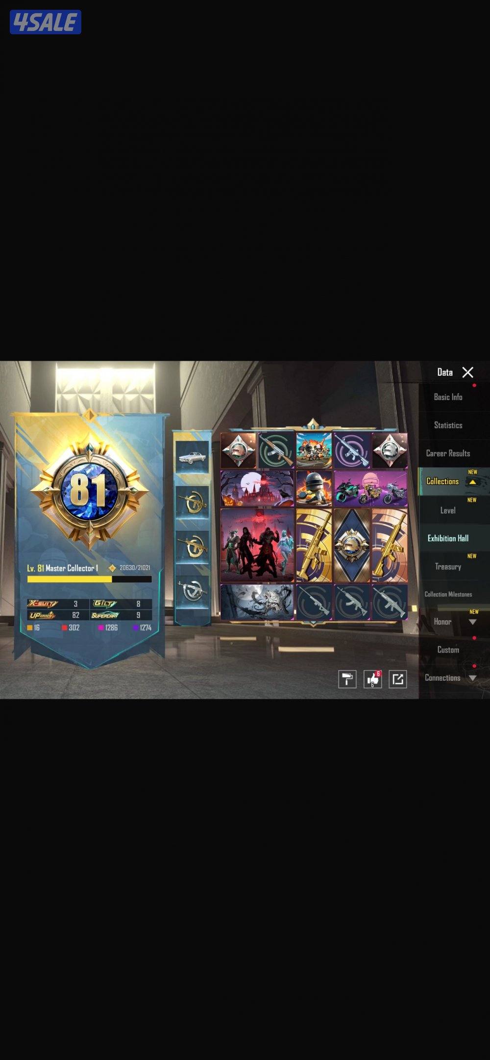 للبيع حساب بوبجي0