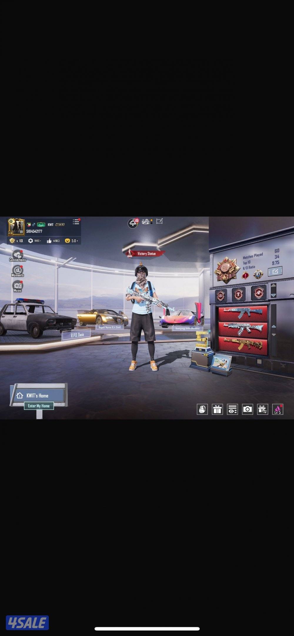 للبيع حساب بوبجي1