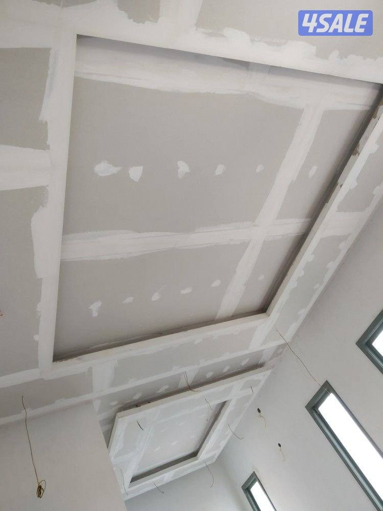 ديكور جبس بورد اسقف قاطع بارتيشن جبس بورد اسمنت بورد اصباغ بديل خشب4