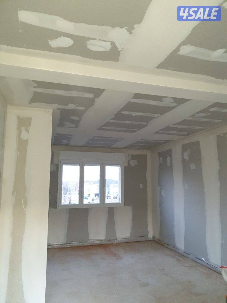 ديكور جبس بورد اسقف قاطع بارتيشن جبس بورد اسمنت بورد اصباغ بديل خشب6