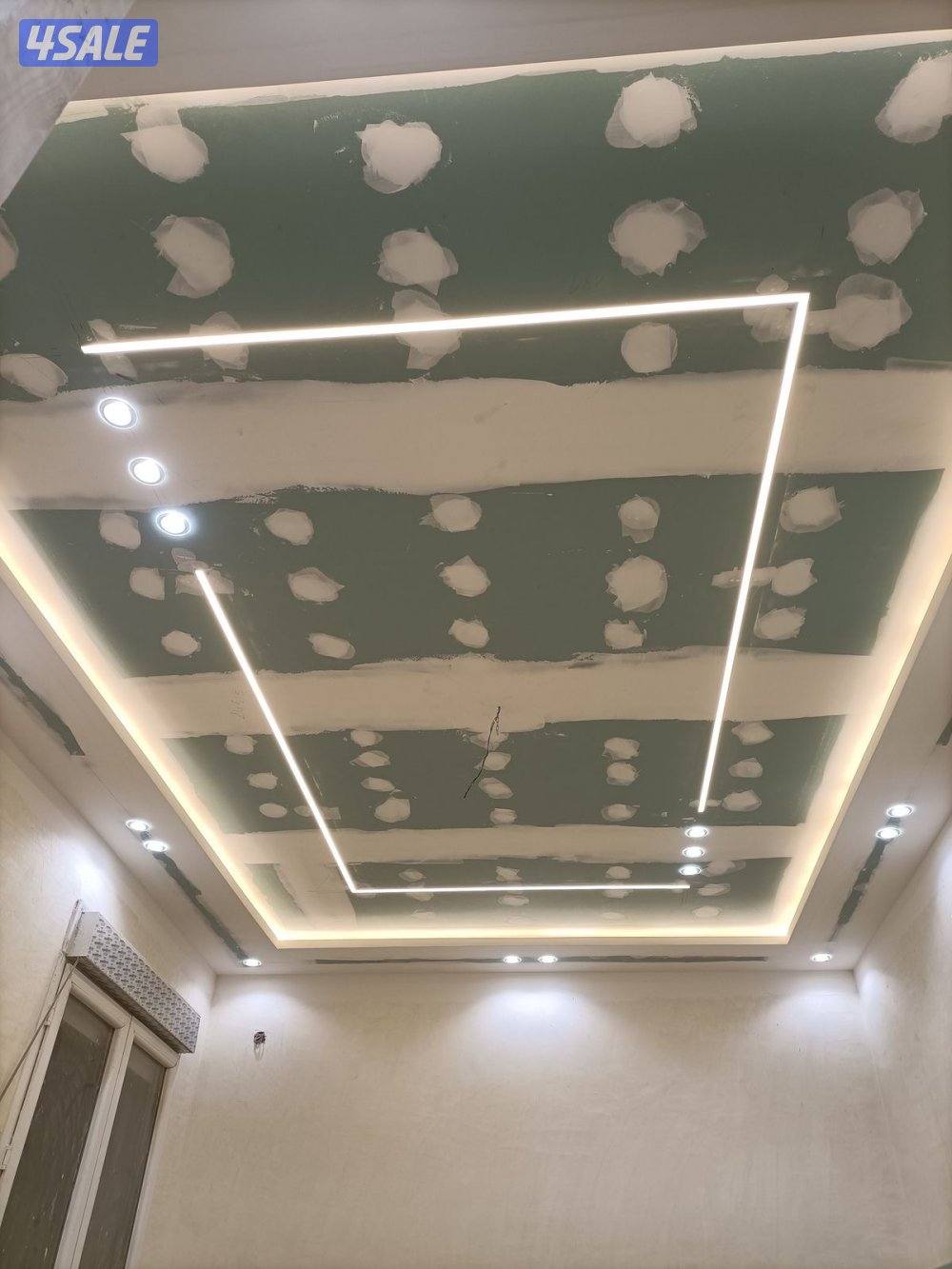 ديكور جبس بورد اسقف قاطع بارتيشن جبس بورد اسمنت بورد اصباغ بديل خشب11