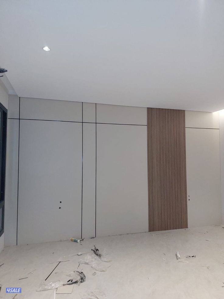 ديكور جبس بورد اسقف قاطع بارتيشن جبس بورد اسمنت بورد اصباغ بديل خشب14