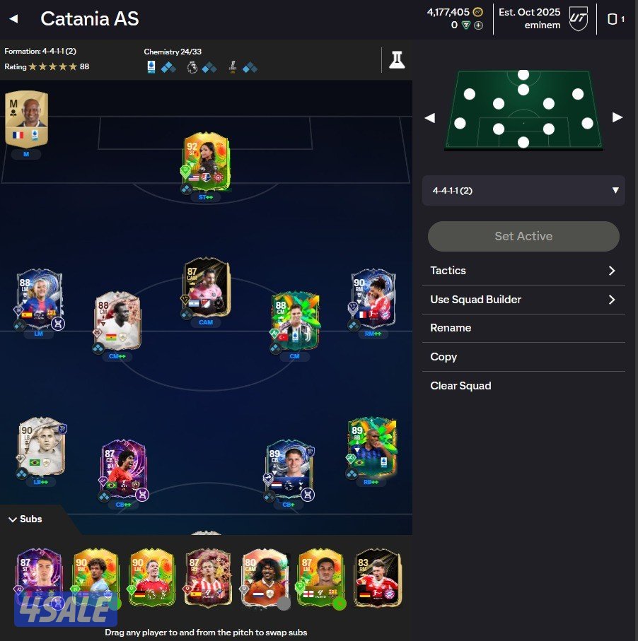 حساب fc26 قوي فيه4 مليون و200 الف قابله للزياده0