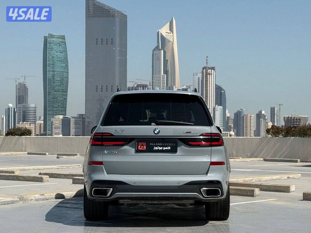 بي ام دبليوX7 كتM موديل2024 عداد21الف وارد الغانم تحت الكفاله+الصيانه3