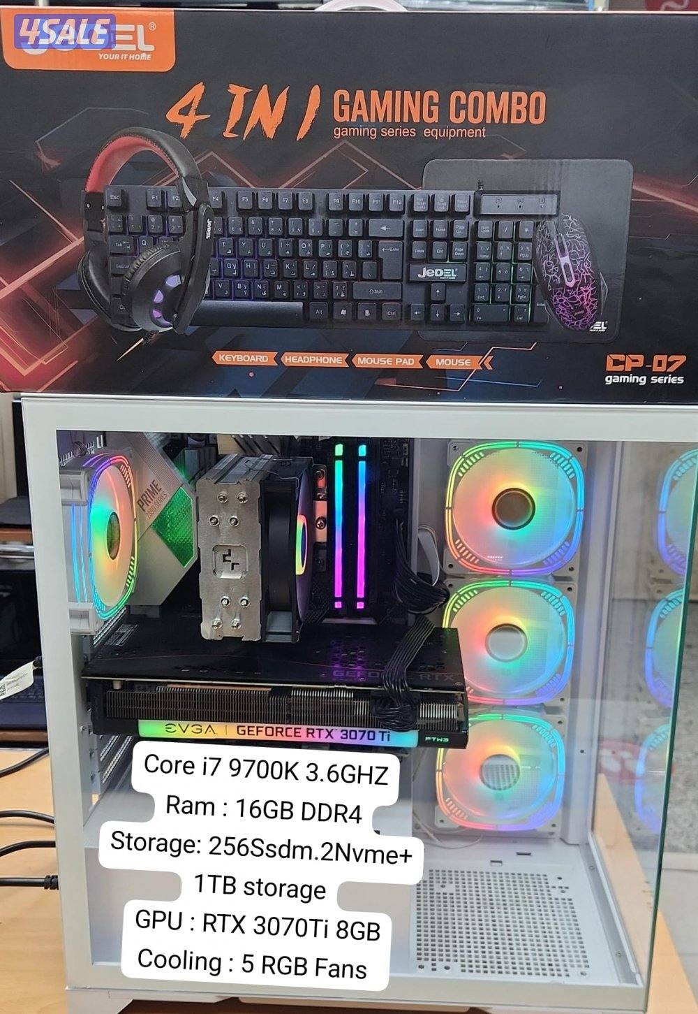 للبيع أقوى الكمبيوترات بي سي قمينق بأرخص الاسعار اتصل ولاتتردد7