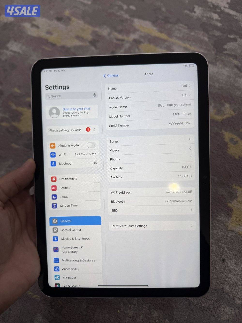 ايباد ١٠ بحاله ممتازه6