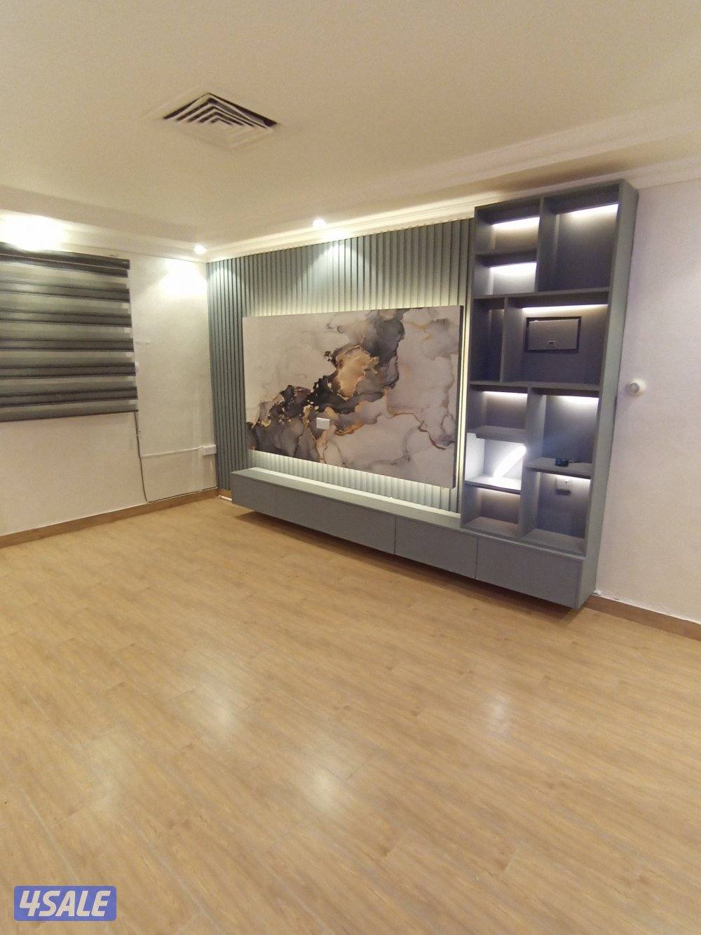 يوجد لدينا شقق ايجار غرفه وصاله ومطبخ وحمام تشطيب سوبر لوكس يوجد باركن4