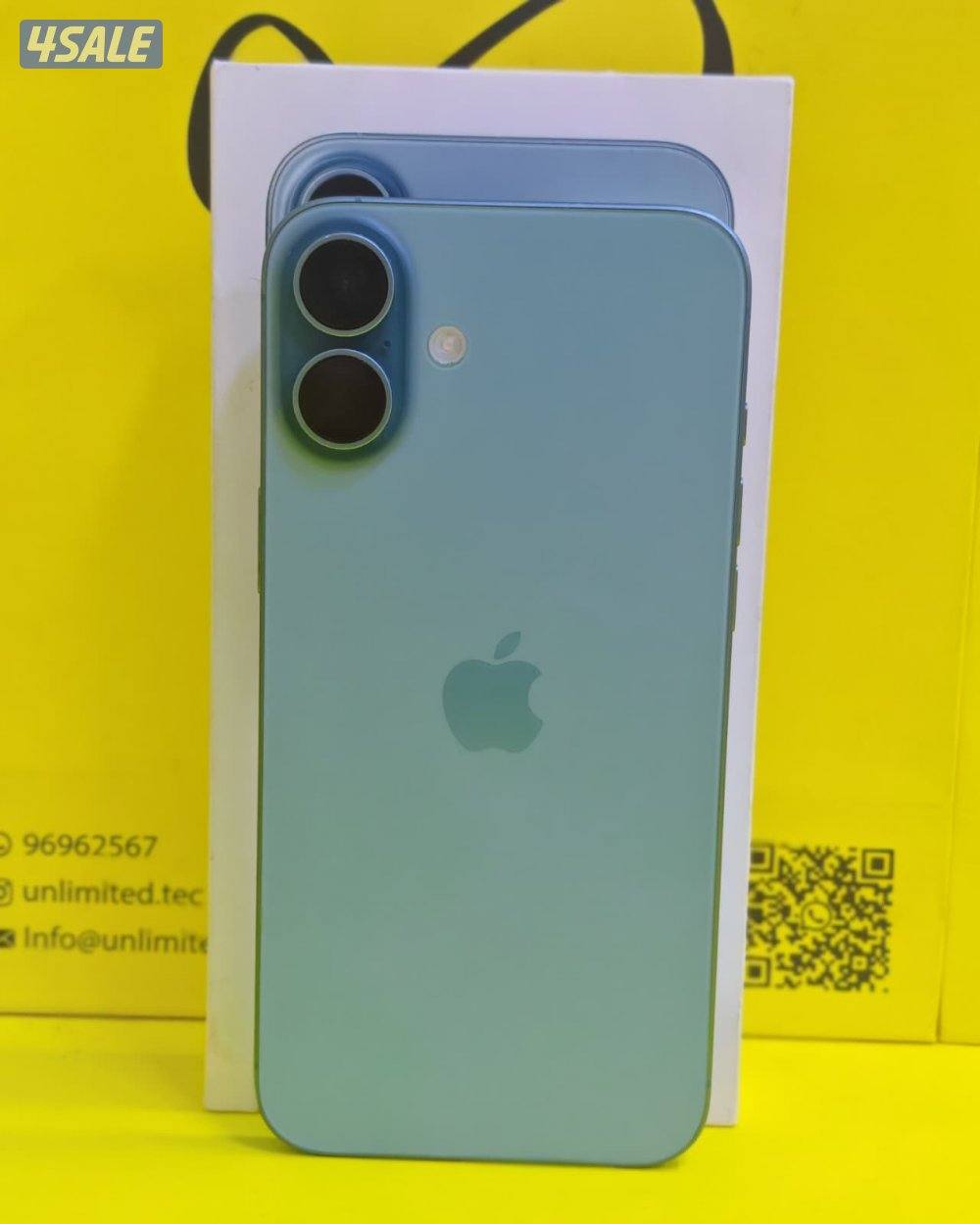 ايفون 16 بلس – 256 جيجا – لون تيلي بطارية 90% مستعمل كالجديد8