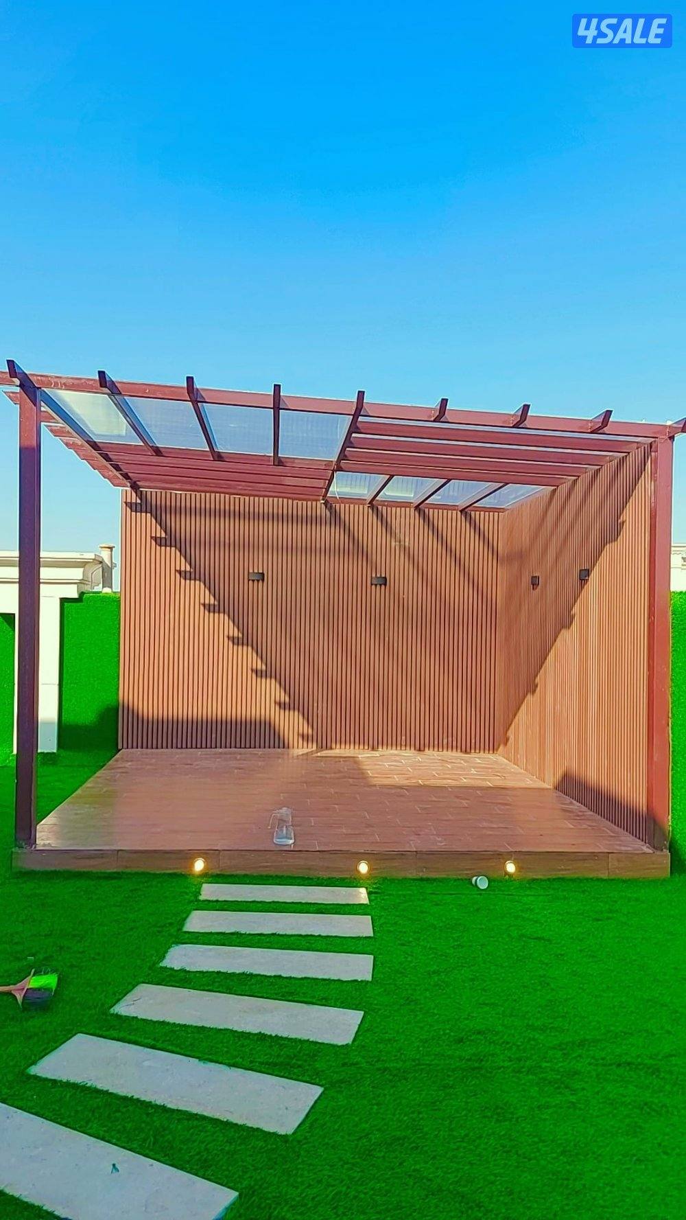 تنسيق الحدائق الداخلية والخارجية وتوريد الثيل الصناعي والطبيعى وتركيب6