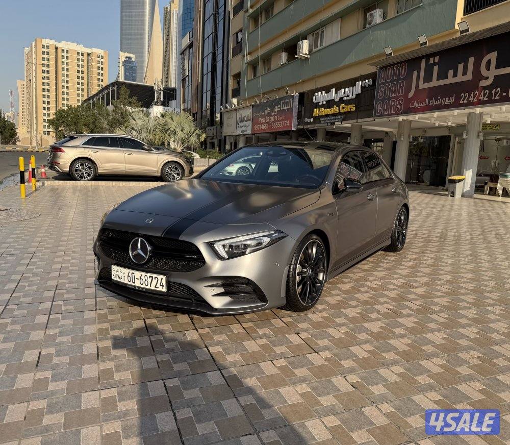 مرسيدس A35 اي ام جي 2022 كامل المواصفات صبغ الوكالة0