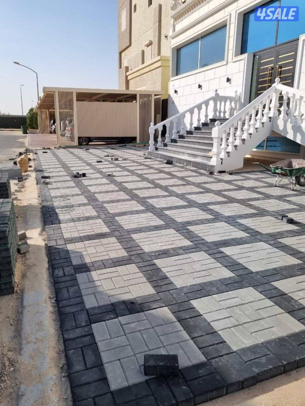 أبو يوسف لتركيب جميع انواع البلاط المتداخل0