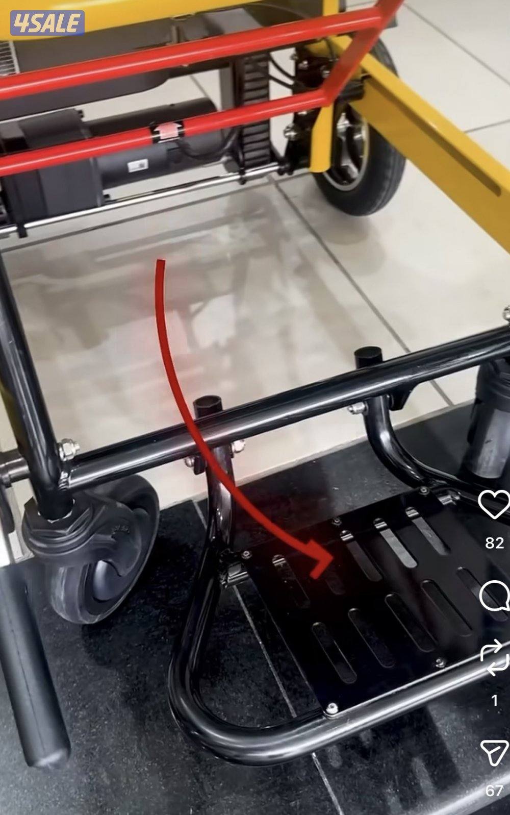 كرسي صعود الدرج الكهربائي - سهل تنقل المريض وكبار السن مع الكرسي الذكي2