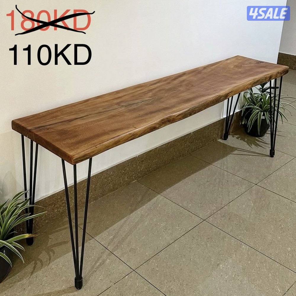 طاولات خشب طبيعي جديد غير مستخدم1