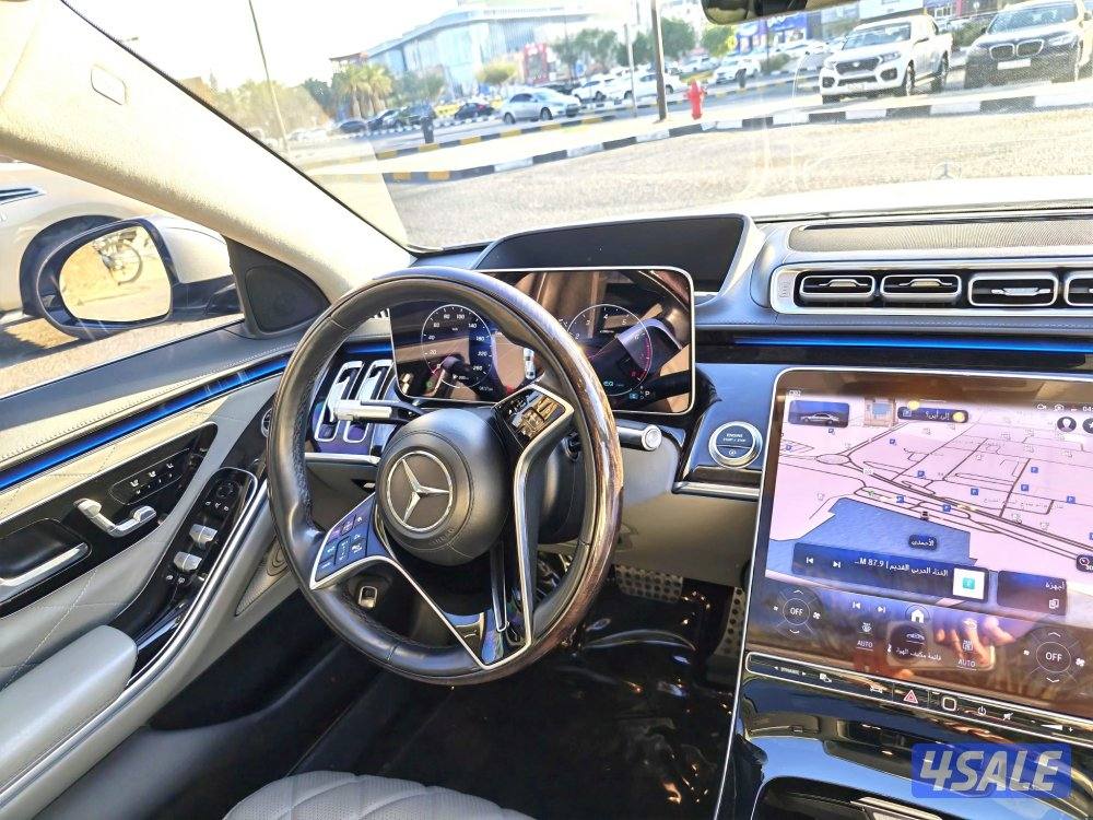 مرسيدس S580  امريكي محول خليجي بالكامل فل ابشن اعلى مواصفات  شرط الفحص7