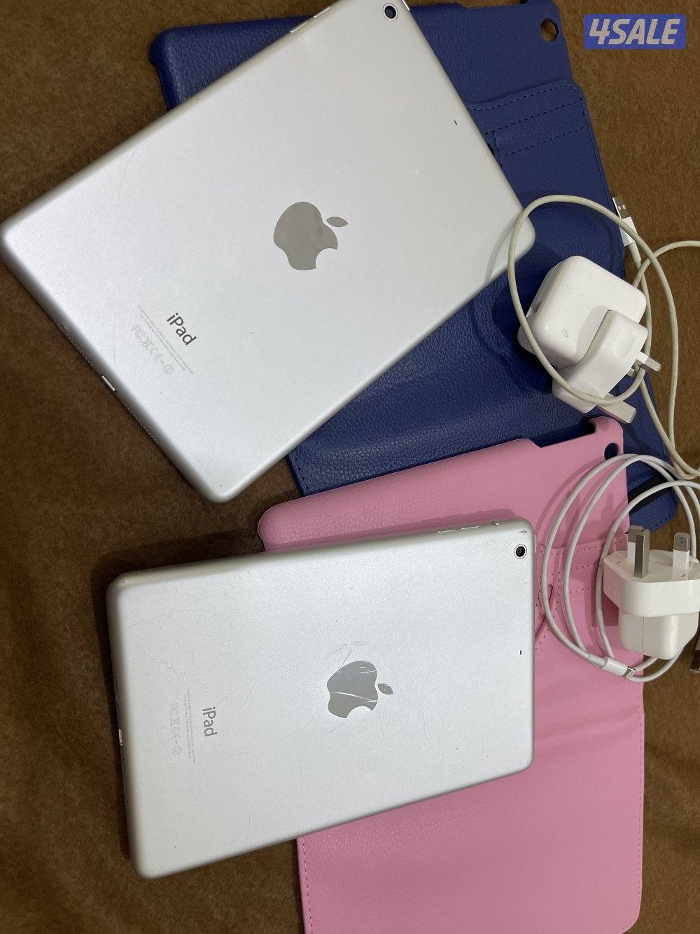 ايبادين ابل ميني 3 وميني 2 نظاف 64 قيقا و16 قيقا شغالين تمام مع كفر2