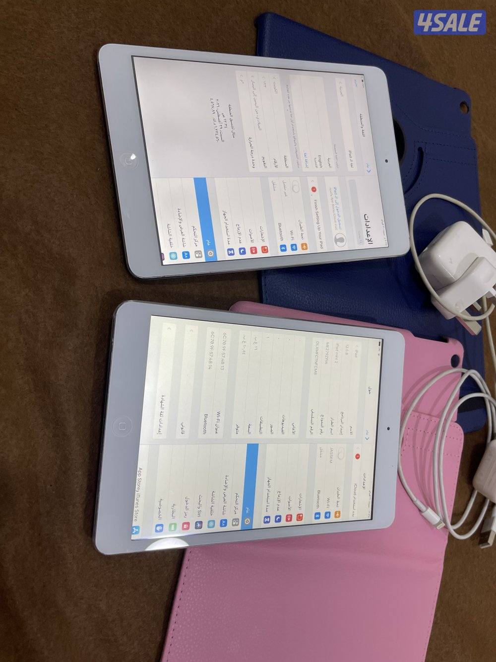 ايبادين ابل ميني 3 وميني 2 نظاف 64 قيقا و16 قيقا شغالين تمام مع كفر3