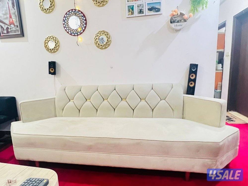 Sofa(5 seater with10pillow, Dining table with 6 chair, shoe rack, Tool2